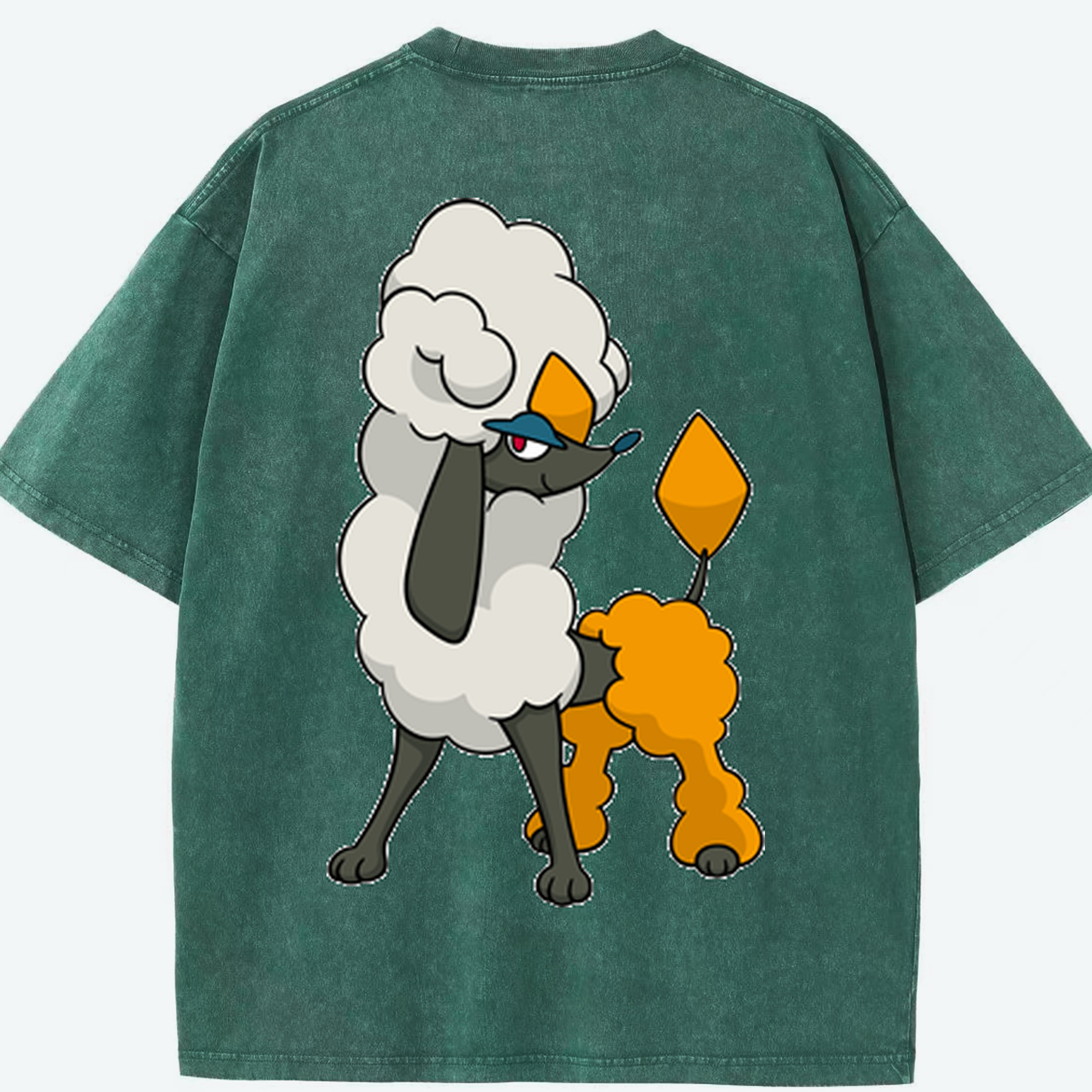 （画像用） ポケットモンスター Pokémon 綿100% ヴィンテージ風 半袖Tシャツ（背面プリント）